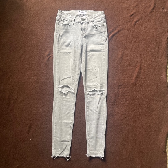 Paige Verdugo Ankle Distressed Skinny Jean - Picture 1 of 6